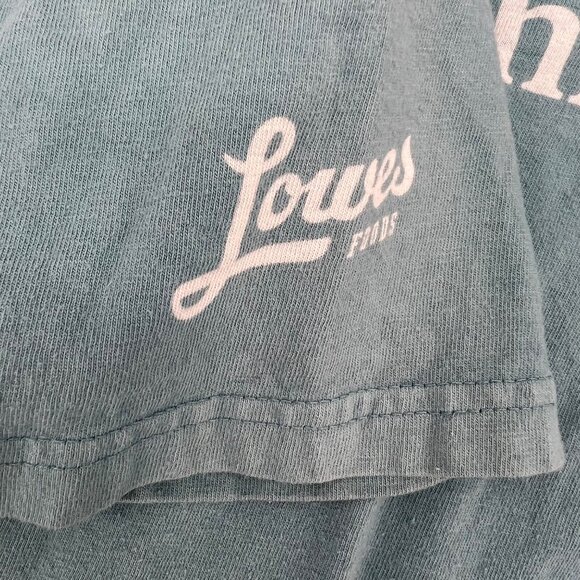 Chicken Shirt Graphic Tee Men's size Large Blue - Picture 3 of 6